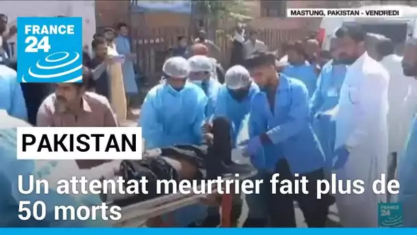 Attentat meurtrier au Pakistan : une procession religieuse ciblée, plus de 50 morts • FRANCE 24