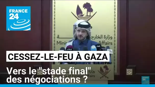 Cessez-le-feu à Gaza : le "stade final" des négociations ? • FRANCE 24