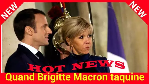 Quand Brigitte Macron taquine son mari sur « The Voice »