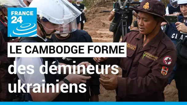 Quand les militaires ukrainiens se forment au déminage au Cambodge • FRANCE 24