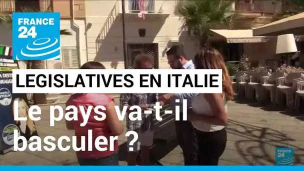 Législatives en Italie : reportage en Sicile où l'extrême droite est donné favori • FRANCE 24