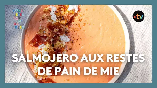 Recette anti gaspillage - Salmojero aux restes de pain de mie