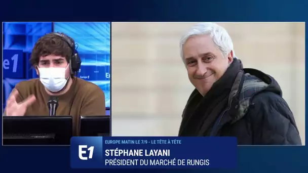 "Il n'y a aucune liquidation d'entreprise cette année" au marché de Rungis, affirme Stéphane Layani