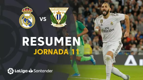 Resumen de Real Madrid vs CD Leganés (5-0)