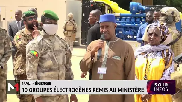 Mali-énergie : 10 groupes électrogènes remis au ministère