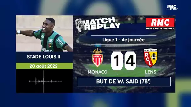 Monaco 1-4 Lens : Le goal replay de la démonstration sang et or en principauté