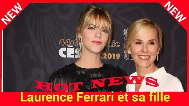 Laurence Ferrari et sa fille, élégantes et complices sur le tapis rouge des César 2019