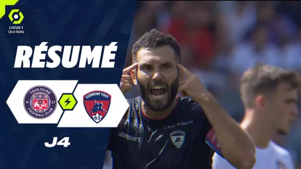 TOULOUSE FC - CLERMONT FOOT 63 (2 - 2) - Résumé - (TFC - CF63) / 2023-2024