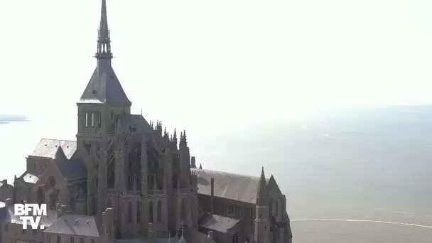 Survolez Étretat, Saint-Malo et le Mont-Saint-Michel grâce au drone BFMTV