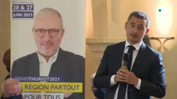 Quand Gérald Darmanin vient soutenir un candidat... qu'il ne connait pas si bien