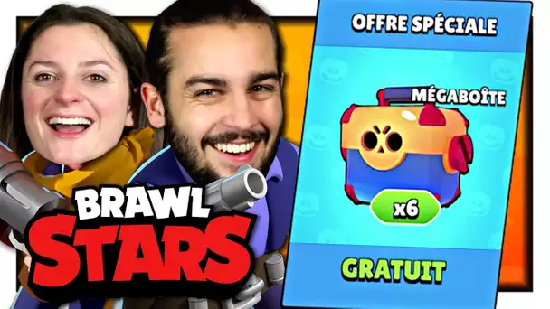 6 MEGABOITES GRATUITES ! | PACK OPENING BRAWL STARS FR