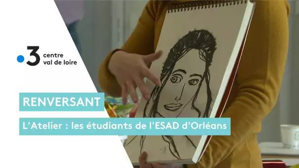 L'Atelier : les étudiants de l'ESAD d'Orléans créent des oeuvres sur le thème "renaître"