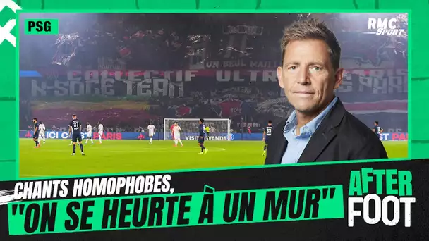 Chants homophobes : "On se heurte à un mur" constate Riolo