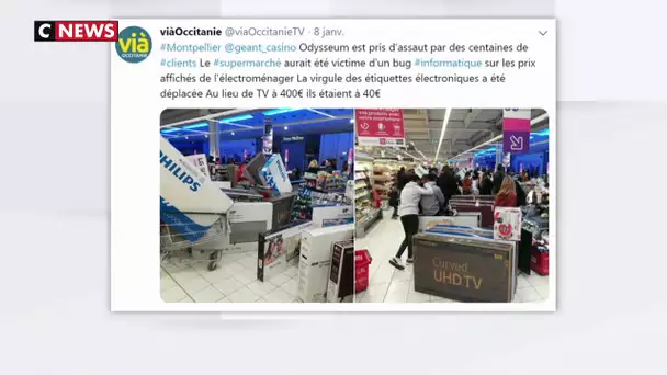 Montpellier : un hypermarché vend (par erreur) des télés à 30 euros