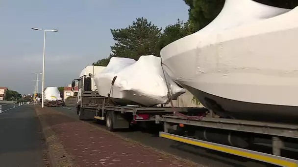 Le grand pavois : embouteillage de bateaux neufs à La Rochelle