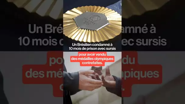 10 mois de prison avec sursis pour avoir vendu des médailles olympiques contrefaites #paris2024