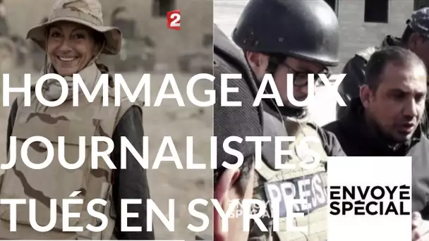 Envoyé special. Hommage journalistes tués à Mossoul en Syrie - 7 sept 2017 (France 2)