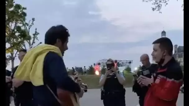 Vianney interpellé : pompiers et policiers se ruent sur lui à Chambord... cette...