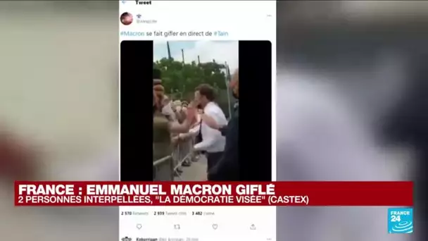 Emmanuel Macron giflé dans la Drôme - Deux personnes ont été interpellées