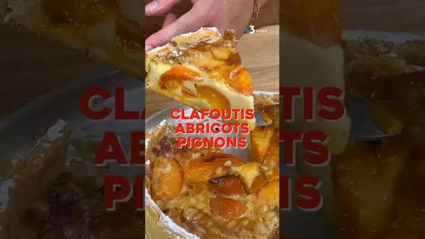 Recette à moins de 5€ - Clafoutis abricots pignons #toulouse #occitanie #recette #cuisine