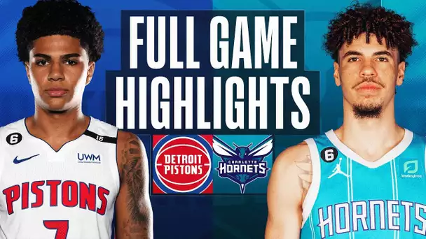 PISTONS at HORNETS | NBA FULL GAME HIGHLIGHTS | December 14, 2022