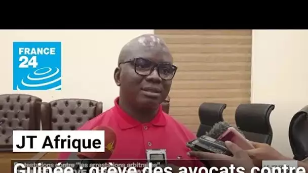 Guinée : grève des avocats contre "les arrestations arbitraires" • FRANCE 24