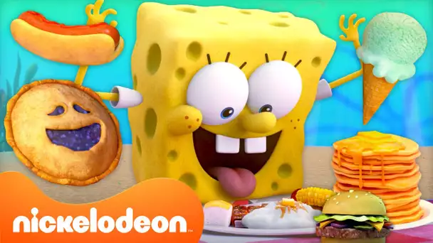 Kamp Koral | Toutes les nourritures que Bob l'éponge mange au Kamp Koral ! | Nickelodeon France