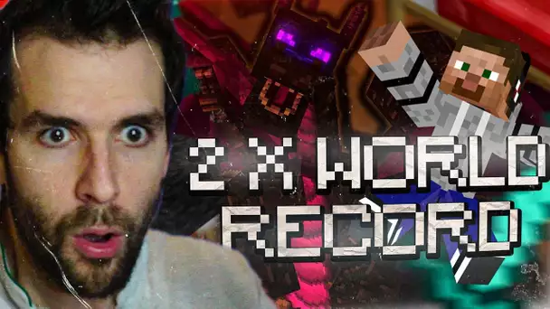 🔪JE SUIS CHOQUÉ de son double WORLD RECORD au SPEEDRUN MINECRAFT 1.16 (1ère Fois)