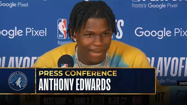 "Its Like A Regular Season Game To Me" - Anthony Edwards Post Game Press Conference