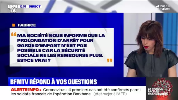 Est-ce vrai que la sécurité sociale ne rembourse pas la prolongation d'arrêt pour garde d'enfant?