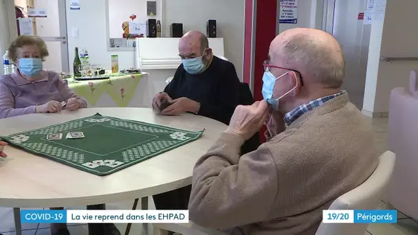 Après la vaccination, la vie reprend -doucement- dans un Ehpad de Bergerac