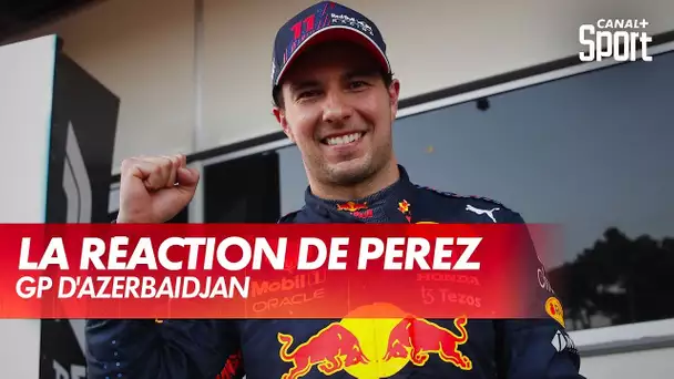 La réaction du vainqueur Sergio Perez - GP d'Azerbaïdjan