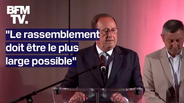 Législatives: le discours en intégralité de François Hollande (PS-NFP)