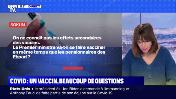 Anticorps, effets secondaires: les interrogations autour du vaccin - BFMTV répond à vos quesitons