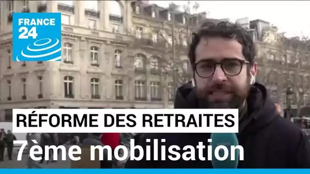 Manifestation : septième mobilisation des opposants à la réforme des retraites • FRANCE 24