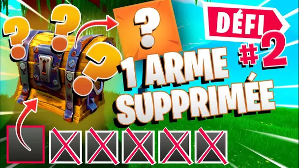 *DÉFI DIFFICILE* TOP 1 AVEC UNE SEULE ARME #2 ► L&#039; ARME SUPPRIMÉE ! 🔥 SÉRIE FORTNITE SAISON 6