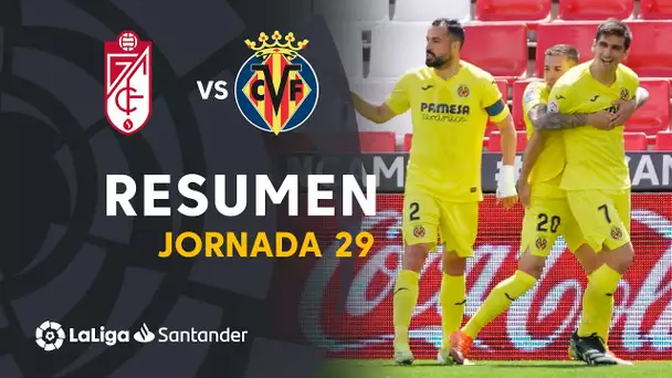 Resumen de Granada CF vs Villarreal CF (0-3)