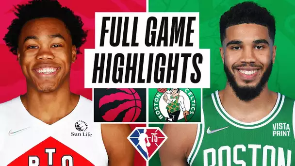 RAPTORS at CELTICS | FULL GAME HIGHLIGHTS | October 22, 2021