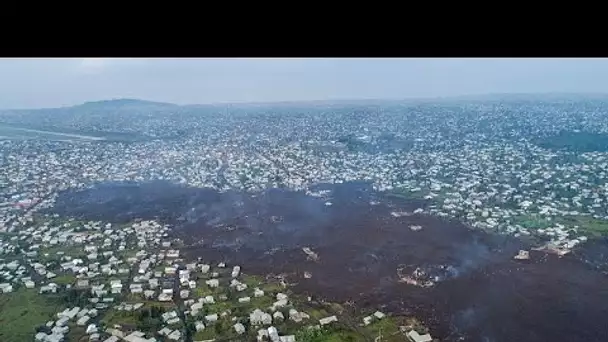 Goma évacuée, menacée par l'éruption du volcan : 400 000 personnes fuient la ville de RDC