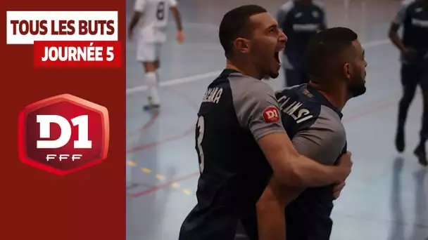 D1 Futsal, Journée 5 : Tous les buts