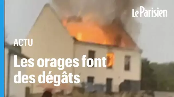 Maison incendiée et festival annulé... La foudre fait des dégâts en île-de-France