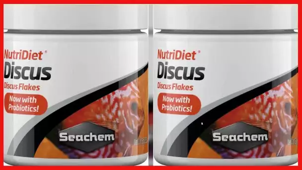 Seachem NutriDiet Discus Flakes - Fortified Ornamental Fish Food Supplement 50g