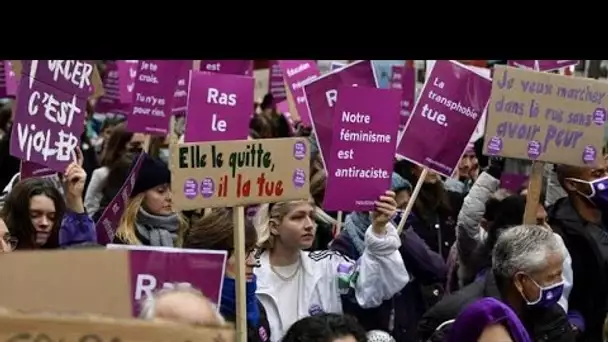 Estournes, une élue de La Réole, une petite commune rurale du Bordelais, vrtcègenue manifester à