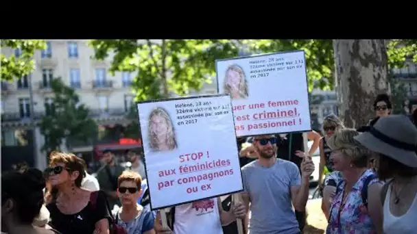 Des centaines de manifestants à Paris pour dire stop aux féminicides