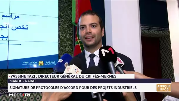 Signature d´un protocole d´accord pour les projets industriels