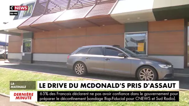 Les drives McDonald's pris d'assaut à leur réouverture