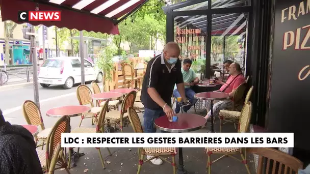 LDC : respecter les gestes barrières dans les bars