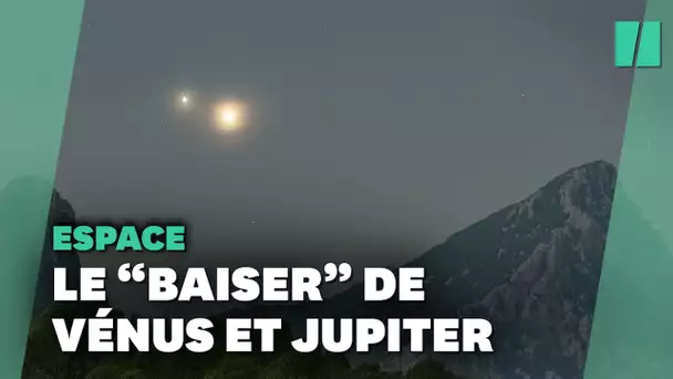 Quel est ce « baiser » échangé entre Vénus et Jupiter ?