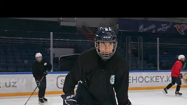 Le hockey, sport en pleine renaissance en Ouzbékistan, porte les espoirs de toute une génération