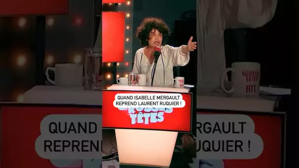 Quand Isabelle Mergault reprend Laurent Ruquier, fou rire garanti